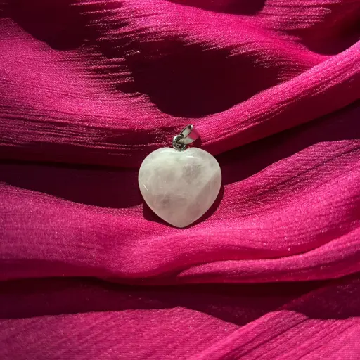 Rose Quartz Heart Pendant