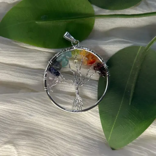 7 Chakra Tree Pendant