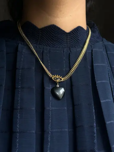Guardian Gaze Obsidian Necklace